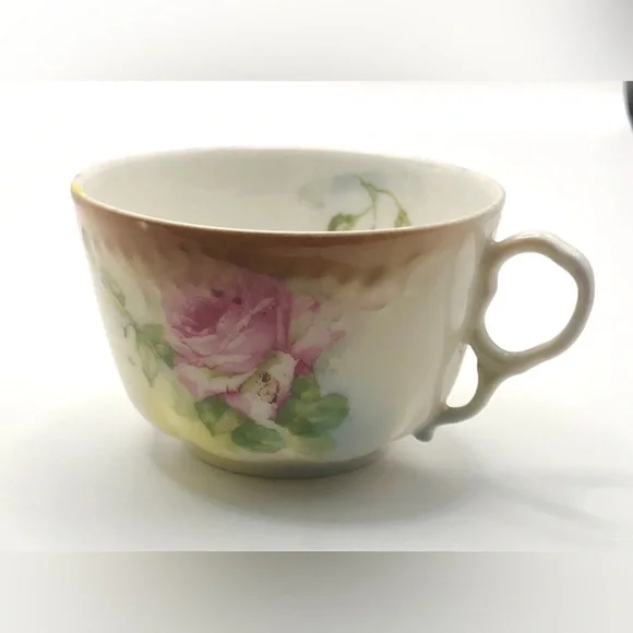 Rosenthal Floral Porcelain Tea Cups and Saucers - Antique - Picture 9 of 12